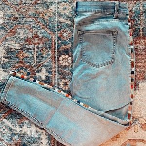 KNOX ROSE Hand Stitched Skinny Jeans